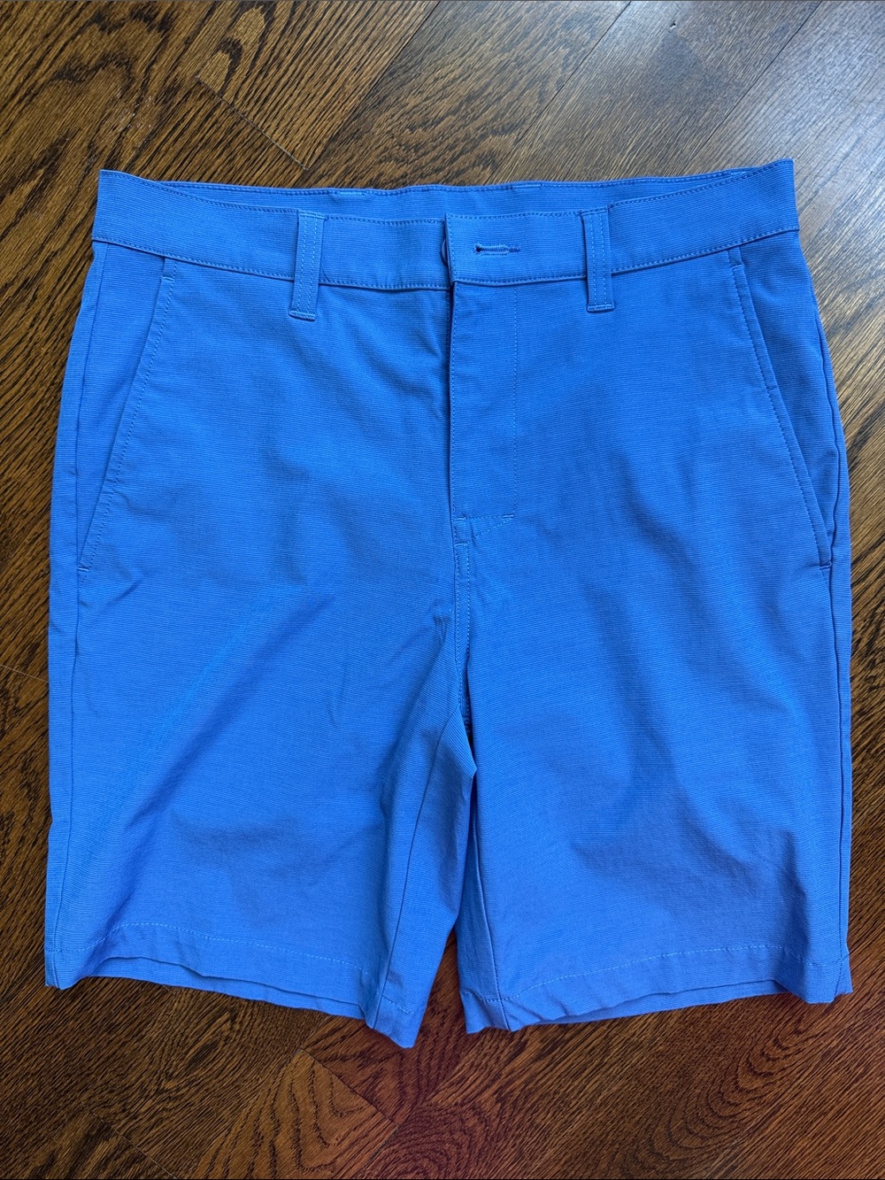 Men's Blue Performance Golf Shorts 30in waist Perry Ellis